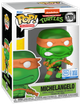 Фігурка Funko Pop! Television: Teenage Mutant Ninja Turtles — #1701 Мікеланджело (Translucent Green Special Edition) - зображення 1