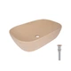 Раковина накладная Qtap Robin 600x390x150 мм, Beige, прямоугольная, с донным клапаном QTROB188SB49787 - изображение 1