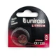 Батарейка литиевая Uniross Lithium CR1220 3V 1шт. (04791) - изображение 1