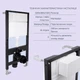 Готовое решение Qtap для ванной комнаты: подвесной унитаз Robin Ultra Quiet 520x365x365 + комплект инсталляции Standard (круглая кнопка Chrome) - изображение 4