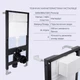 Готовое решение Qtap для ванной комнаты: подвесной унитаз Taurus Ultra Quiet 515x360x350 + комплект инсталляции Standard (линейная кнопка Chrome) - изображение 5