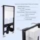Готовое решение Qtap для ванной комнаты: подвесной унитаз Tern Ultra Quiet 490x365x325 + комплект инсталляции Standard (линейная кнопка Chrome) - изображение 4