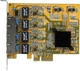 Karta sieciowa Startech 4-Port PCIe Gigabit (ST1000SPEX43) - obraz 3