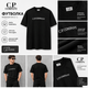 Мужская футболка хлопковая C.P Company L Black-White - изображение 1