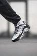 Кроссовки мужские и женские Ni air max TN+ white black / Най аир макс ТН+ плюс белые черные 39 - изображение 2