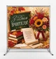 Банер до Дня Вчителя "День вчителя. Букет квітів. Лист" розмір 2х2м. З люверсами. - зображення 1