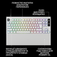 Клавіатура дротова Logitech G PRO X2 RAPID TKL RGB US USB White (920-014097) - зображення 4