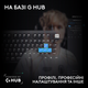 Клавіатура дротова Logitech G PRO X2 RAPID TKL RGB US USB Black (920-014083) - зображення 10