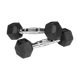 Гантелі чавунні гумовані HEX REBEL ACTIVE 2x1 кг (RBA-2325-01) - зображення 2