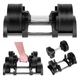 Гантель регульована REBEL ACTIVE 24 кг крок 2 кг (RBA-2332-24) - зображення 12