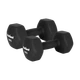 Гантели HEX REBEL ACTIVE неопреновые 2x10 кг черные - изображение 1