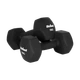 Гантели HEX REBEL ACTIVE неопреновые 2x10 кг черные - изображение 2