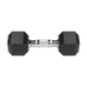 Гантелі REBEL ACTIVE HEX гумовані 2x6 кг (RBA-2325-06) - зображення 4