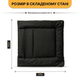 Раскладная кровать с мягким матрасом, прочная LEOBRO Black LB-FB-S1-BLK - изображение 9