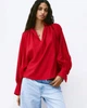 Блуза з віскози H&M 1246115004c70 M червона (100015488) - зображення 1