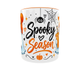 Кружка (чашка) с принтом SPOOKY SEASON | Хэллоуин | Halloween | керамическая 330 мл | оранжевая ручка - изображение 5