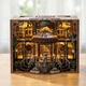 Румбокс Таємнича бібліотека №99 No. 99 Archives Library DIY Miniature House Kit Інтер'єрний конструктор XW-06 - изображение 10