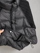 Куртка жіноча YZY 30790 oversize з в’язаними рукавами демісезонна one size чорна - зображення 4