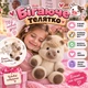 Мягкая плюшевая интерактивная игрушка бегущий теленок бежевый 60 см - изображение 1