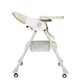 Стільчик для годування Kidoro One (ST-6540) Beige, з екошкіри на колесах - зображення 8