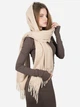 Палантин жіночий SumWin Yh-Fashion 2803-03 Бежевий - зображення 2