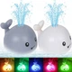 Дитяча іграшка для ванної світиться кит Spray Water Bath Toy з підсвічуванням і фонтаном, плаваюча іграшка - зображення 4