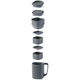 Термокружка RidgeMonkey ThermoMug DLX Brew Set Grey с набором емкостей - изображение 2