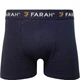 Набор мужских боксеров трусов Farah Underwear Boxer Shorts 5 шт в наборе, размер M, черный, темно-синий - изображение 3