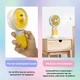 Вентилятор MINI FAN #104 Yellow Pineapple с подставкой для телефона желтый - изображение 6