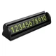 Паркувальна карта автовізитка в авто на 2 номери HOCO ZP131 car parking sign. Black - зображення 1