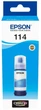 Atrament Epson 114 EcoTank Cyan (C13T07B240) - obraz 2