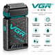 Электробритва VGR V-374 Black, Сеточный шейвер с двойной головкой, LED дисплеем и USB-C - изображение 2