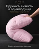 Подушка Capppone Штучний лебединий пух "Тесто", рожева 50x70 см - зображення 2