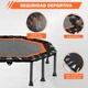 Фитнес батут круглый с ручкой для тренировок дома и зале Ø105/120 - изображение 4