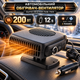 Автомобильный обогреватель Auto Heater Fan 703 12V 200 Вт, тепловентилятор от прикуривателя с режимом обдува для салона - изображение 1