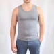 Мужская майка нательная хлопковая 46 серый MK1-2-Grey-46 Ladan - изображение 1