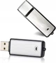 диктофон USB флешка для запису розмов з активацією голосом пластик чорний 63×20×9 мм портативний 8/16/32/64/128 гб памяти - изображение 4