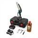 Мини пила аккумуляторная Makita DUK198Z 48 В 6 А·ч цепная шина 20 см сучкорез бесщеточный автоматическая смазка электропила 17 м с бесключевое натяжение 4950 об мин для обрезки деревьев веток сада распиливания древесины с 2 АКБ 1 л масла - изображение 2