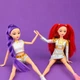 Набір музичних ляльок K-POP Huntrix — Руми, Мила и Зои. Всі співають пісні при натисканні на сердечко + нові костюми та зброя - зображення 4