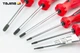 Набір викруток Tajima TORX магнітні 6 шт T6-T30 - изображение 3