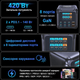 Зарядка с дисплеем BK-126D 420W, GaN, PD3.1 140W для телефонов, ноутбуков, 8 портов USB+Type-C, настольная - изображение 3