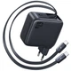 СЗУ Baseus EnerCore CJ21 с выдвижными кабелями 67W, быстрая зарядка для 3 устройств, черный - изображение 1
