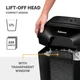 Уничтожитель документов Fellowes LX45 P-4 8 листов 17 л Black (f.U4400501) - изображение 9