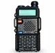 Набір 2 шт Рація портативна Baofeng P51UV версія для ЄС VHF/UHF 5 Вт 1800 mAh Чорна - зображення 2