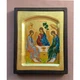 Писана грецька ікона Свята Трійця (Старозавітна) 17×21 см - зображення 2