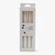 Набор столовых свечей MBM HOME 4 шт. 25 см белый металлик (FR-17 METALLIC WHITE) - изображение 3