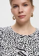 Блуза жіноча H&M 060894141_whiteblack XL Білий-чорний (6666000359124) - зображення 4