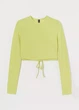 Топ H&M 060970594 XS Салатовий (6666000368553) - зображення 5