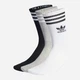 Носки Adidas CREW SOCK 3STR белый ,серый, черный Уни (46-48) IL5023 46-48 - изображение 2