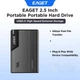 Зовнішній жорсткий диск EAGET 500GB, 2.5", USB 3.0, Portable HDD - изображение 2